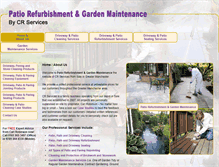 Tablet Screenshot of patiorefurbishment.co.uk